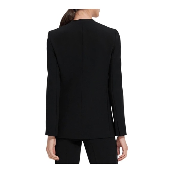 NWT Theory Admiral Crepe Tuxedo Jacket / black - Picture 3 of 4